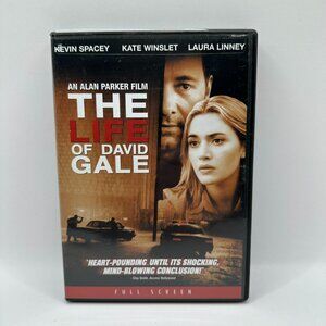 The Life Of David Gale DVD Full Screen Kevin Spacey Kate Winslet Laura Linney R